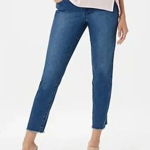 H by Halston premier designer jeans size 20W straight crop back seam‎ and pleat